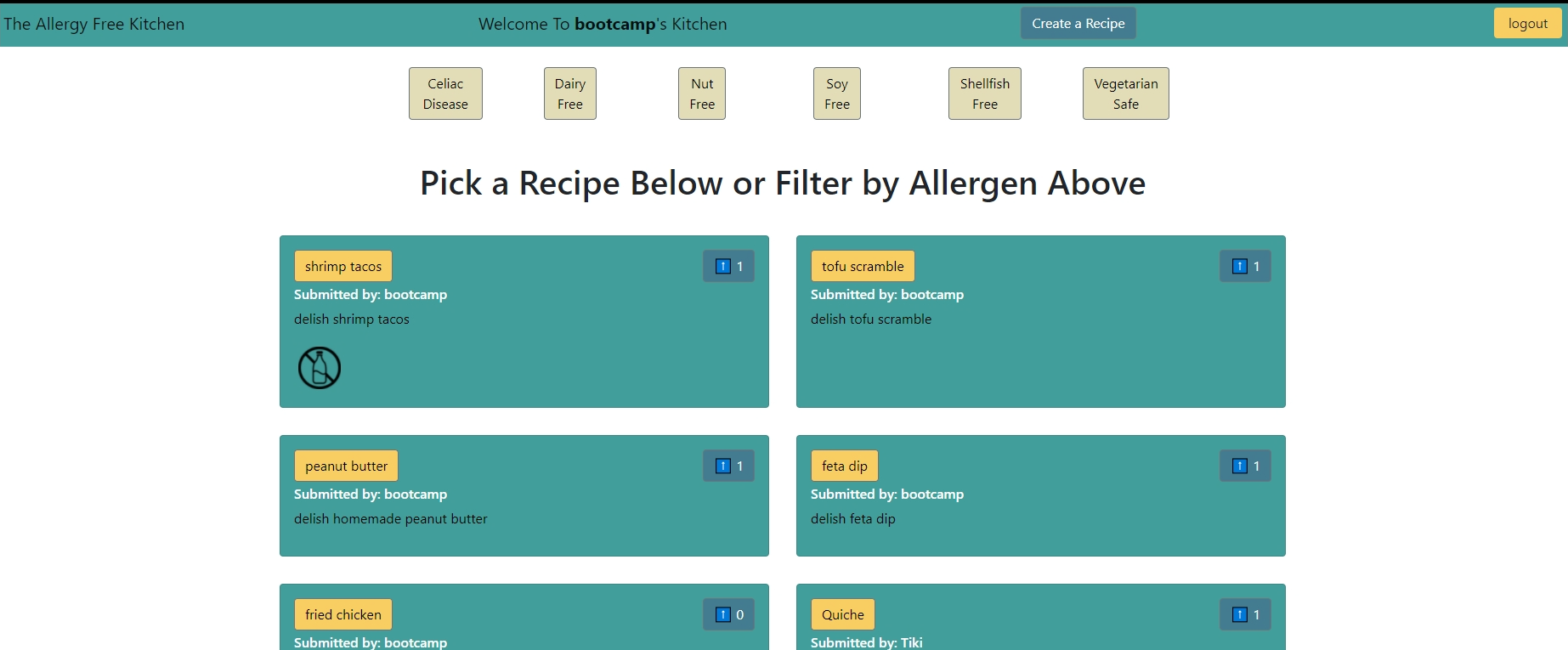A full-stack approach to allergy-free cooking.